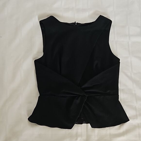 Marciano Twist Wrap Peek-A-Boo Top Black Medium - Picture 9 of 16